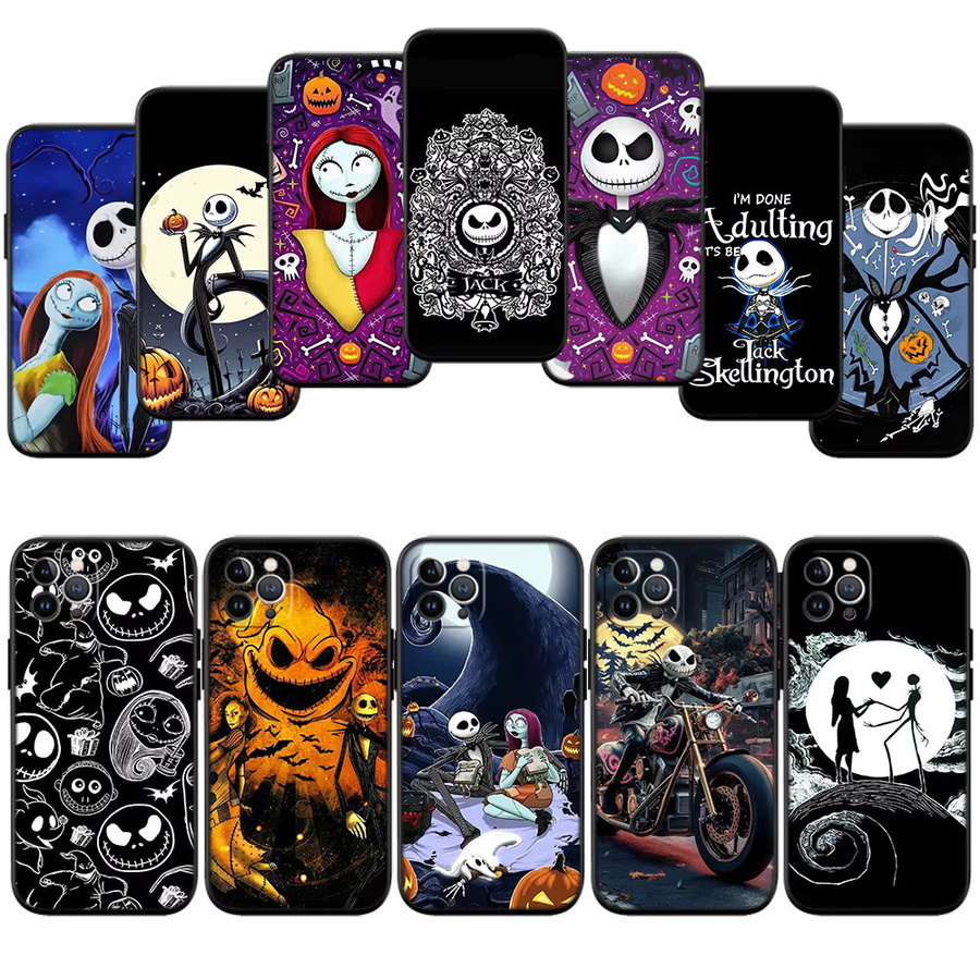 Nightmare Before Christmas Handyhülle für Samsung Galaxy Note 10 S23 S24 S25 Ultra FE Plus Edge Lite A02S A35 A07 A17 in Multicolour - Bild 2