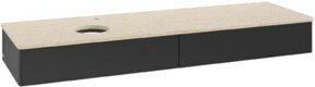 V&B Waschtischunterschrank Antao ohne Frontstruktur in Blau, B: 160 cm, T: 50 cm - Bild 1