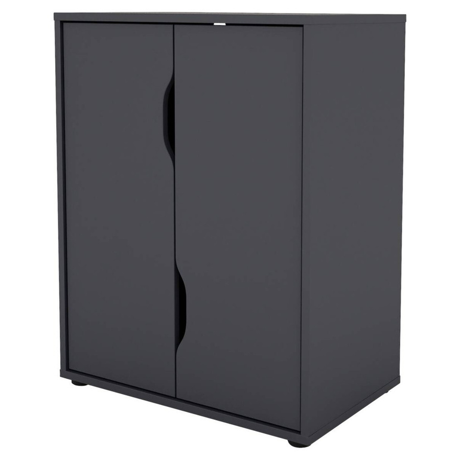 byLIVING Aktenschrank BELFAST in Anthrazit mit 2 Türen, B/H/T: 60 x 76,5 x 37 cm - Bild 3