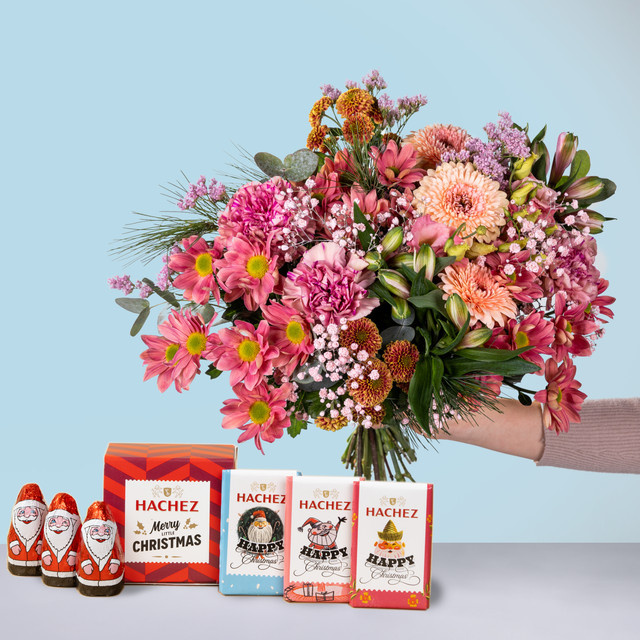 BLUME2000 Shiny Winter Bouquet Weihnachten multicolour - Bild 1