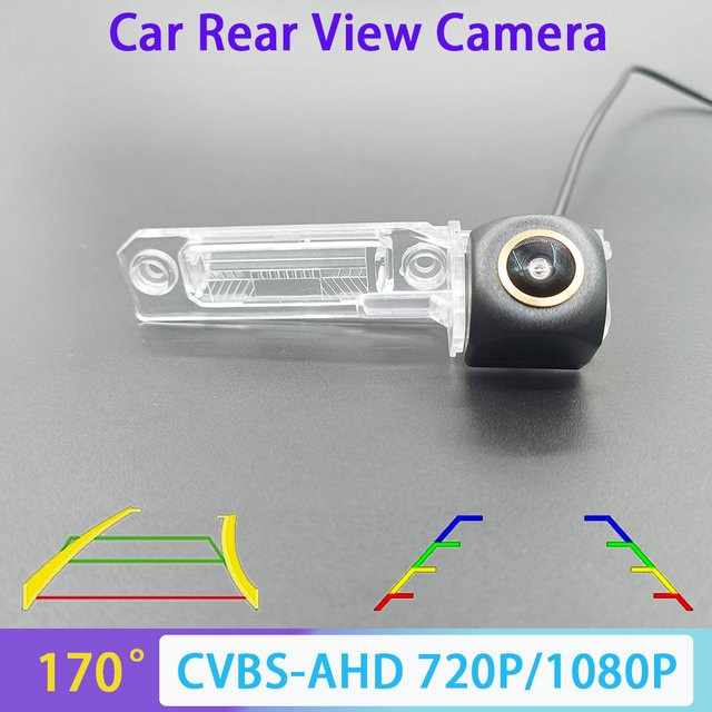 VseeKan Auto-Rückfahrkamera HD AHD 1080P 720P CVBS in Schwarz für Skoda und VW Modelle - Bild 1