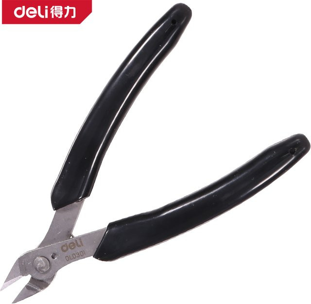 Deli Universal Seitenschneider aus Edelstahl 5 Zoll für DIY und Elektronik-Reparaturen - Bild 1