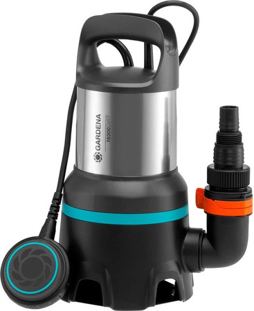 Gardena Schmutzwasser-Tauchpumpe 16000 in Anthrazit mit Edelstahl und Keramik
