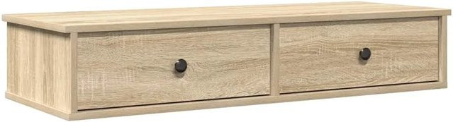 vidaXL Wandregal mit Schubladen in Sonoma-Eiche, Braun, B/T/H: 100 x 37,5 x 19 cm - Bild 1