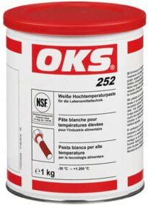 OKS 252 Hochtemperaturpaste Keramikpaste Weiß 1 kg Dose - Bild 1