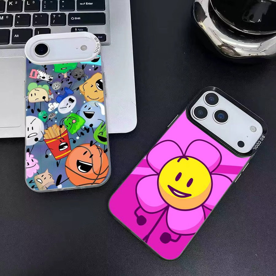 Bfdi Battle For Dream Island Handyhülle für Apple iPhone 12 13 14 15 16 17 Pro Max Plus mit Protect Plating in Multicolour - Bild 2