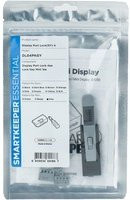 SMARTKEEPER DisplayPort Lock DL04 mit Lock Key Mini U04 Einsteckschloss in Schwarz und Grau - Bild 1