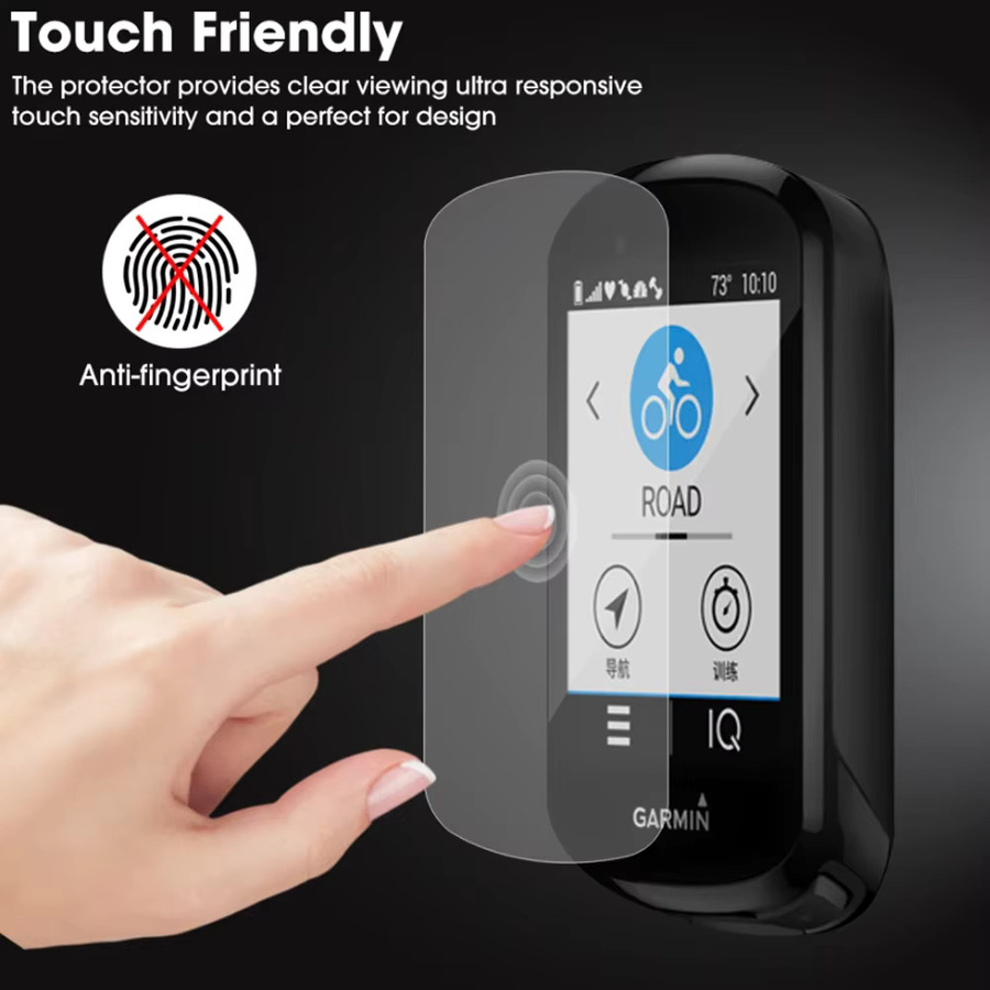 2 Stück Displayschutzfolien aus gehärtetem Glas für Garmin Edge 530 830 540 840 1040 130 GPS Fahrradcomputer, transparent - Bild 2