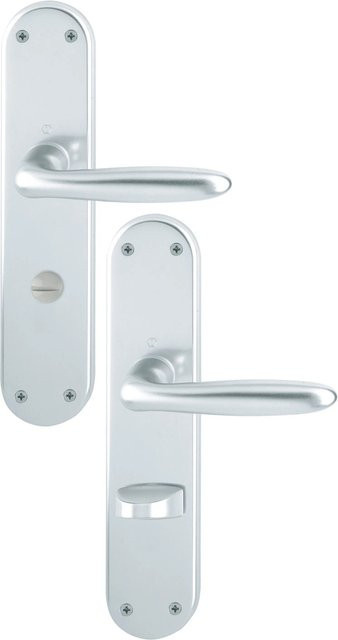 Hoppe Renovation-Garnitur Verona WC aus Aluminium in Silber, B/T/H: 192,0 x 59,0 x 265,0 cm - Bild 1