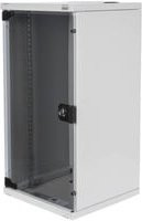 Digitus Wandgehäuse DN-10-12U 10 Zoll Netzwerkschrank 12 HE Grau RAL 7035 - Bild 1