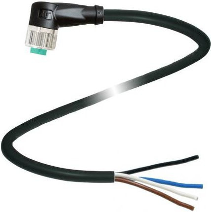 Pepperl+Fuchs 239999-100010 Sensor-Aktor-Steckverbinder konfektioniert, Farbe: Schwarz, Polzahl: 4, Kabellänge: 1 m - Bild 1