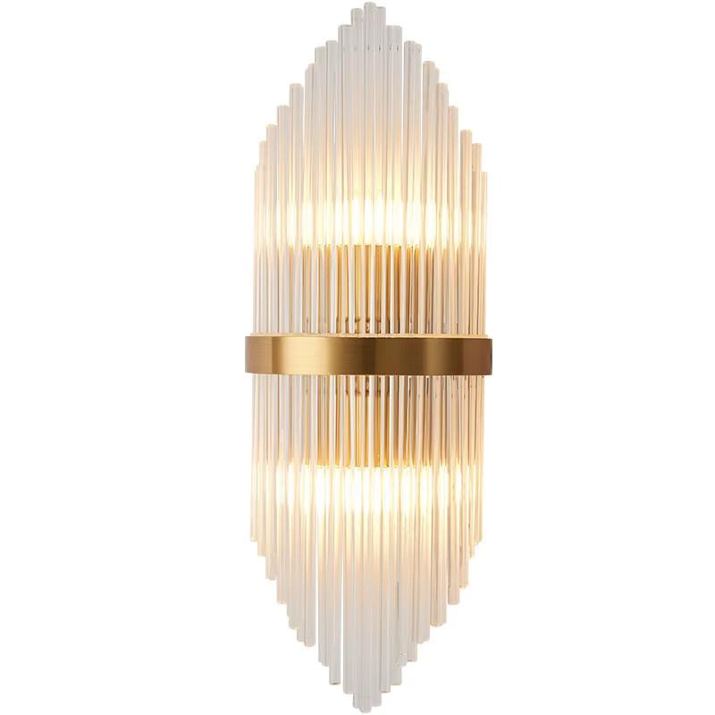 ZCTOP LED Luxus-Kristall-Wandleuchte in Gold für Wohnzimmer und Flur - Bild 2