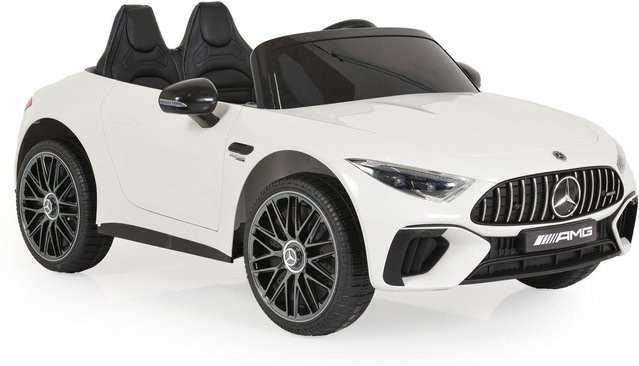 Moni Mercedes-Benz DK-SL63 Elektroauto Zweisitzer mit Fernbedienung weiß - Bild 1