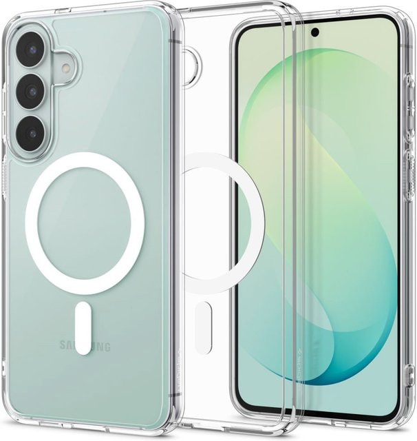 Spigen Ultra Hybrid MagSafe Schutzhülle für Samsung Galaxy S26 FE in Transparent Weiß - Bild 1