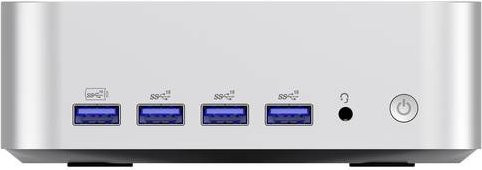 GEEKOM Mini PC A8 Max mit AMD Ryzen 9 8945HS, 32GB RAM, 1TB SSD, AMD Radeon 780M Grafik, Windows 11 Pro, Silber - Bild 1