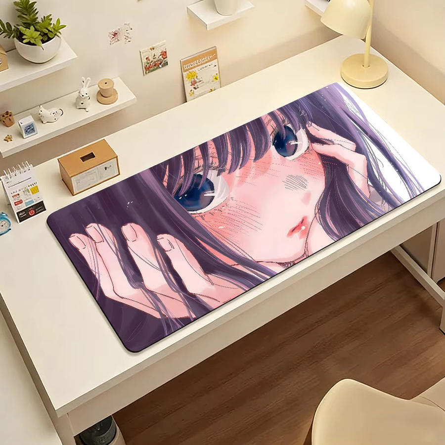 Anime Kaoruko Waguri Mauspad in Multicolour, rutschfeste Schreibtischunterlage aus Gummi für PC und Laptop - Bild 6