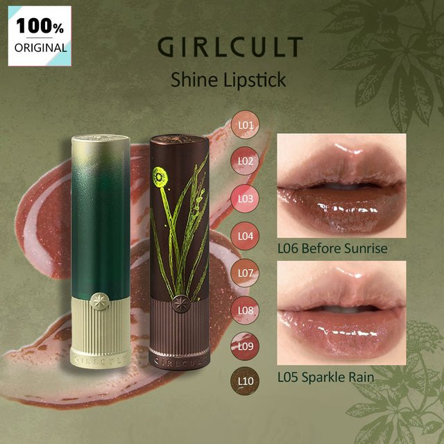 Girlcult Shine Lippenstift, Transparenter Wet-Look, Unisex - Bild 1