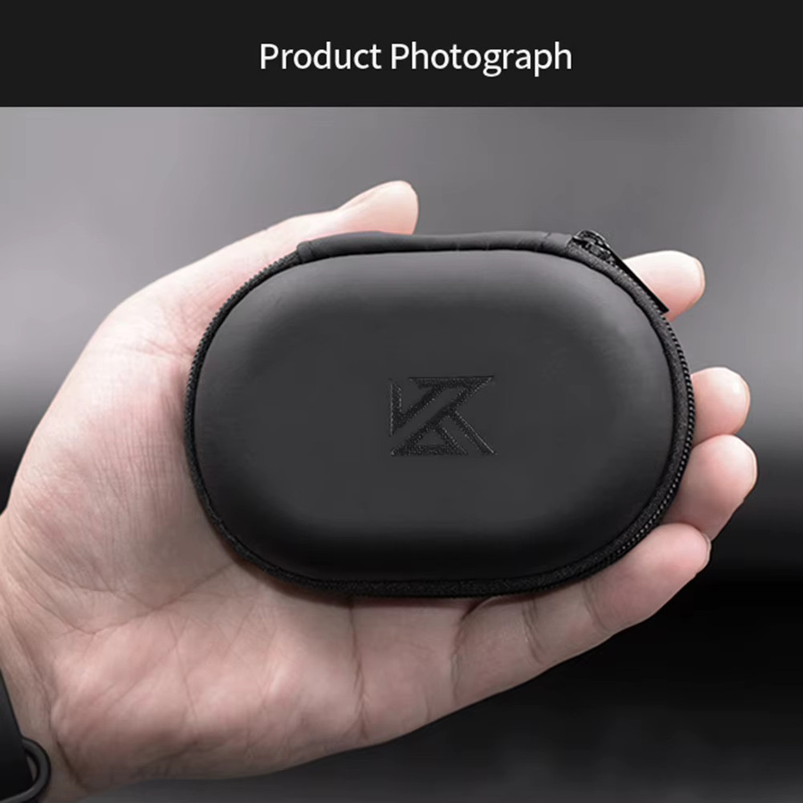 KZ Tragbare Aufbewahrungsbox für Kabel-In-Ear-Kopfhörer BA10 AS10 ES4, Schwarz - Bild 4