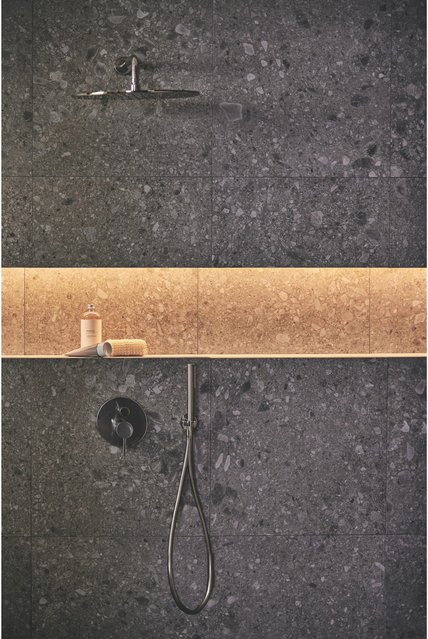 Ideal Standard Kopfbrause Idealrain Atelier Rund in Silver Storm mit Ø 400 mm - Bild 1