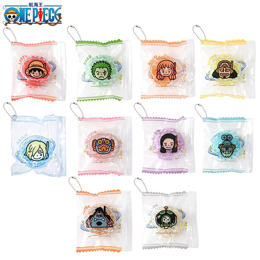 Yiran toy One Piece Egghead Süßigkeiten Squishy Schlüsselanhänger Blindbeutel ab 14 Jahren - Bild 2