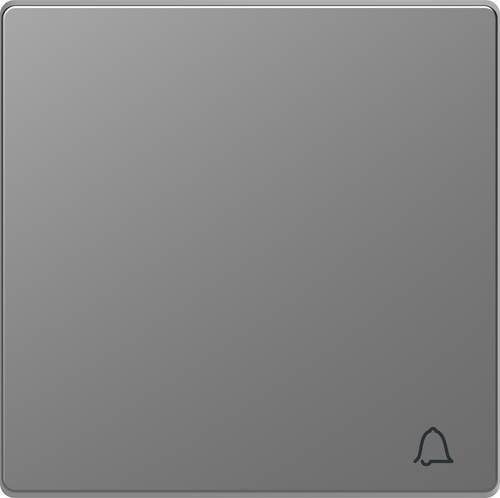 Merten Abdeckung für Wechselschalter System Design in Edelstahl und Silber/Grau MEG3305-6036 - Bild 1