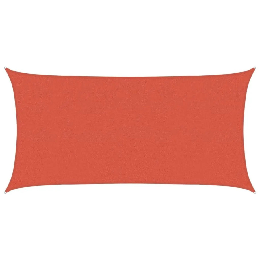 vidaXL Sonnensegel aus HDPE in Terrakottarot, B/T: 250 x 450 cm - Bild 2