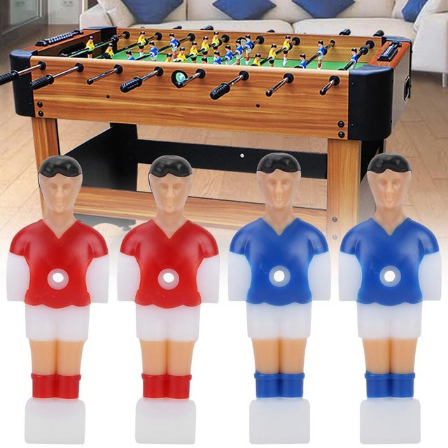 Shoemst Tischfußballspieler, Mini-Humanoid-Kunststoffpuppe, Zubehör, black - Bild 1