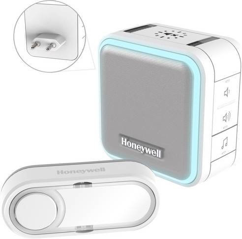 Honeywell Home DC515SP2 Funkgong Komplett-Set Türklingel in Weiß und Multicolour - Bild 1