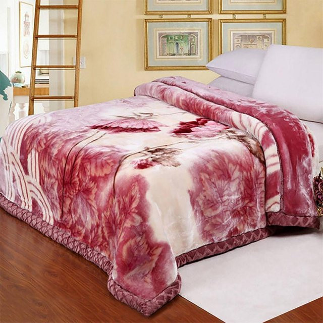 Warme und bequeme Steppdecke für vier Jahreszeiten in Pink, B/B: 150 x 200 cm - Bild 1