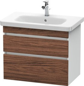 Duravit Waschtischunterschrank DuraStyle in Weiss, B/T/H: 73 x 44,8 x 61 cm, wandhängend mit 2 Schubladen - Bild 1