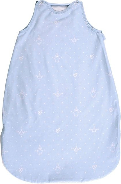Lorelli Baby-Sommerschlafsack Summer Blau mit Sternen aus 100% Baumwolle, B: 50 cm, L: 100 cm - Bild 1