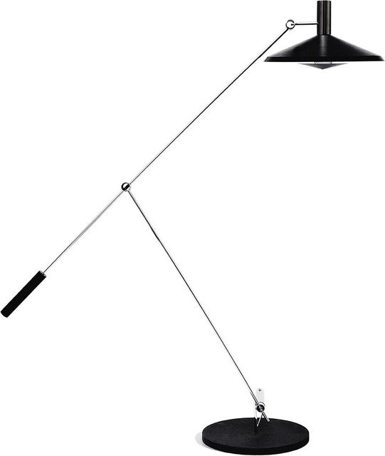 Baltensweiler Type 600 Stehleuchte in Schwarz aus Metall mit verstellbarem Design - Bild 1