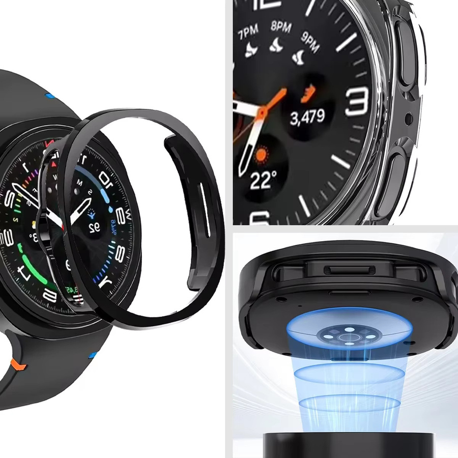 CHIICSMART Schutzhülle für Samsung Galaxy Watch 8 Classic, harter PC-Stoßfänger - Bild 5