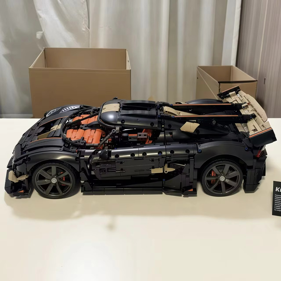 Hot Toys Spear Megacar Supercar, Baustein-Bausatz, 4104 Teile, ab 14 Jahren - Bild 5