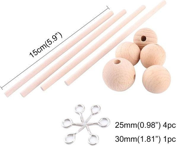 Bite Bites Baby Holz Kleiderbügel Mobile, 1-teiliges Set, ab 0 Jahre - Bild 1