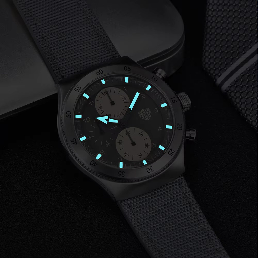 RollsTimi Chronograph, Quarz, Edelstahl, Bicolor, Saphirglas, Herren - Bild 5