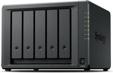 Synology DX525 Speichergehäuse 5-Bay SATA Hot-Swap mit USB-C in Schwarz für DS725+ - Bild 1