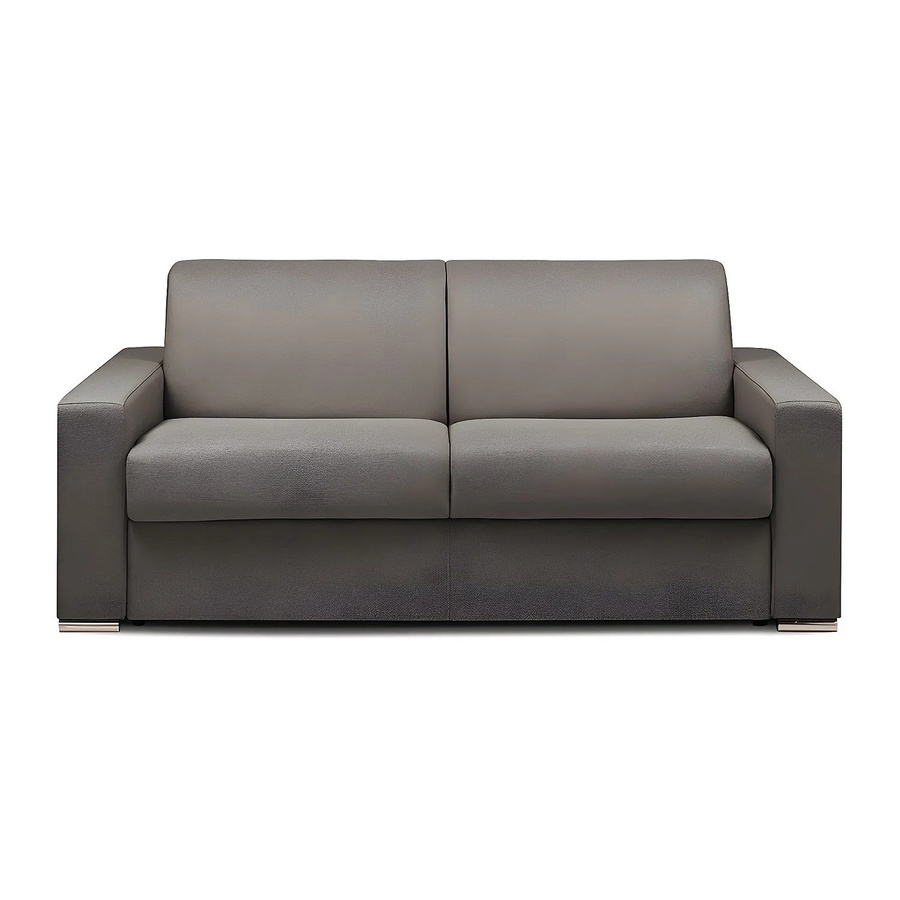 Vente-unique Schlafsofa Calito in Anthrazitgrau mit Stoffbezug, Breite: 194 cm - Bild 2
