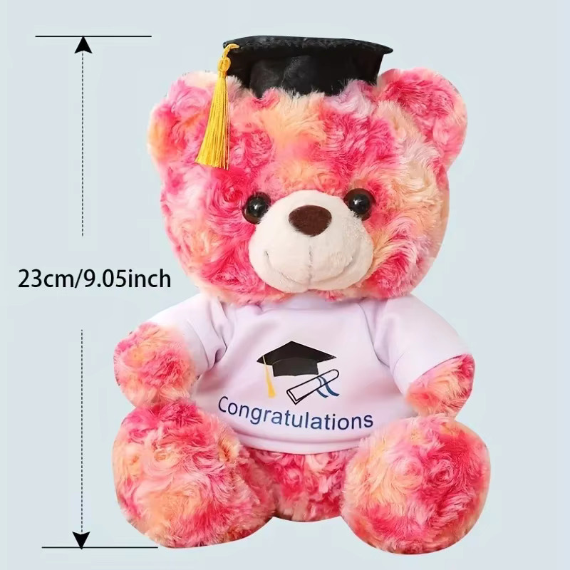 Wagner Commemorative Graduation Wagner Bear, Stofftier-Plüsch-Teddybär, Braun - Bild 2