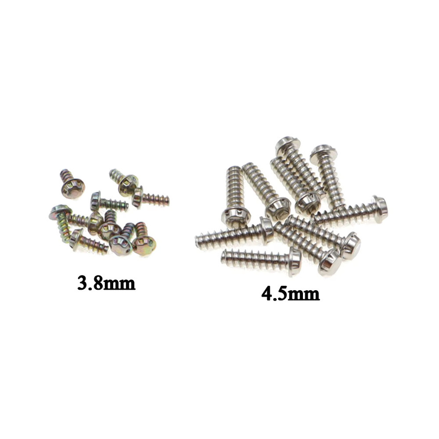 XOXNXEX Pflaumenschrauben in Silber für SNES, NES, N64 und Game Boy Kassettenkartuschen, Reparatur-Ersatzteile mit 4,5 mm und 3,8 mm - Bild 2