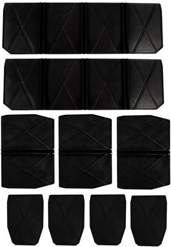 Einhell Kunststofffächer-Set für Systemkoffer, 9-teilig, Schwarz - Bild 1