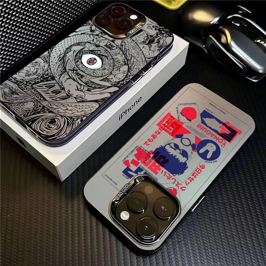 Bad Bunnys X100pre Handyhülle für iPhone 11 bis 17 Pro Max, matt und stoßfest, Multicolor - Bild 2