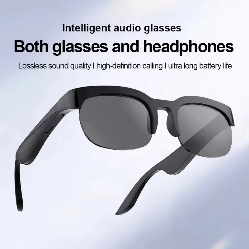 Lenovo 8K AI Smart-Brille in Schwarz mit Freisprechfunktion, KI-Übersetzung und Musikwiedergabe für Damen und Herren - Bild 3