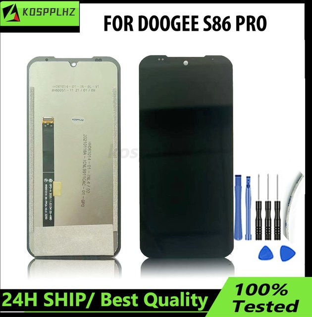 Doogee S86 / S86 Pro Ersatz LCD-Display Touchscreen Digitalisierer in Schwarz 6.1 Zoll - Bild 1