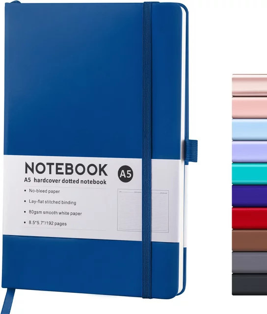 Art Farmer Skizzenbuch A5 in Blau mit Hardcover aus Kunstleder und elastischem Verschluss - Bild 1