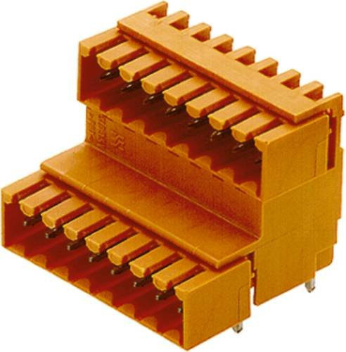 Weidmüller Einbau-Stiftleiste Standard orange, 22 Polzahl, Rastermaß: 3,50 mm, 10 Stück - Bild 1