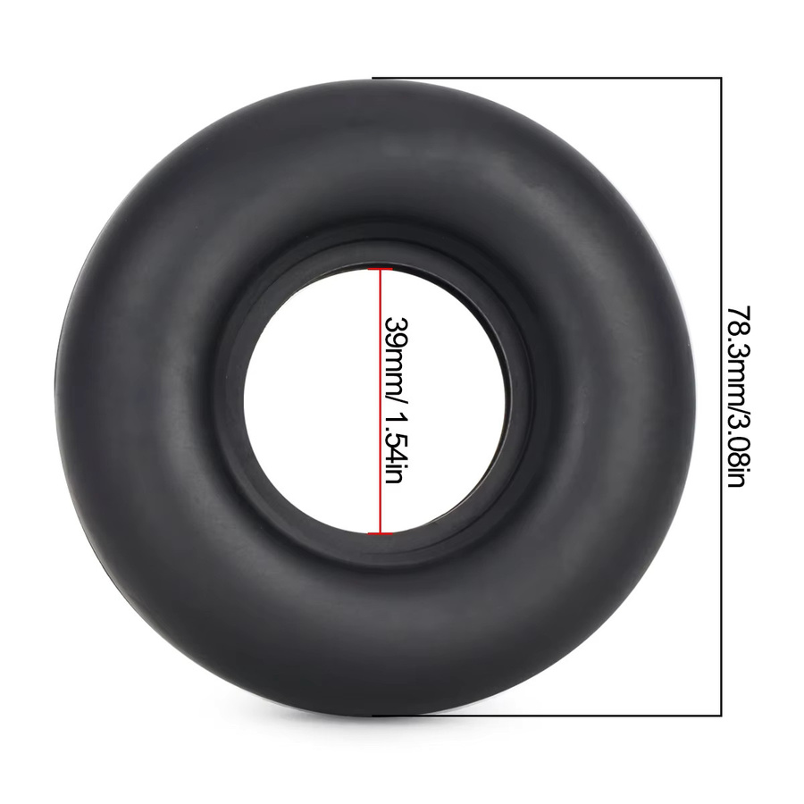 Tamiya Aluminium-Beadlock-Felgensatz, 4-teiliges Set, 1:10, mit Gummireifen - Bild 2