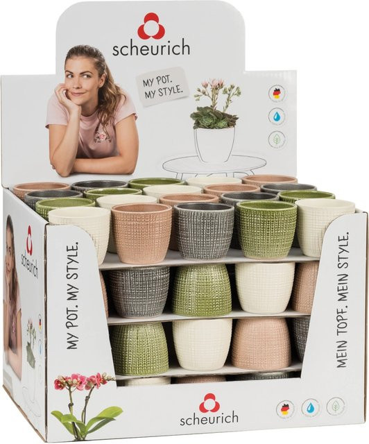 Scheurich Übertopf 866 Corteza Keramik Multicolor Ø 7 cm - Bild 1