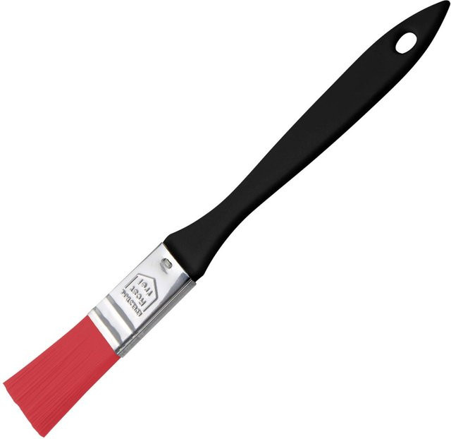FMprofessional Profi-Backpinsel in Rot mit 25 mm Borstenbreite aus Edelstahl und Kunststoff, spülmaschinenfest - Bild 1