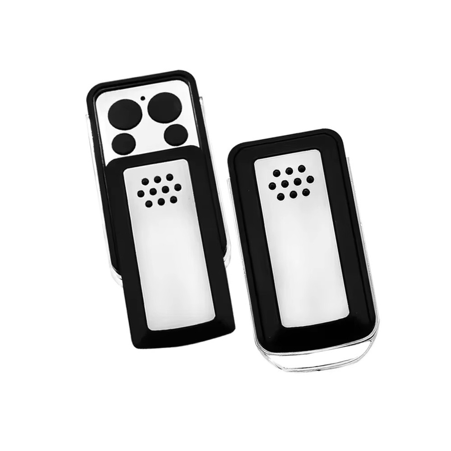 Garagenfernbedienung 433,92 MHz Rolling Code in Schwarz kompatibel mit AVIDSEN 114253 104250 104350 104700 654300 654250 - Bild 2